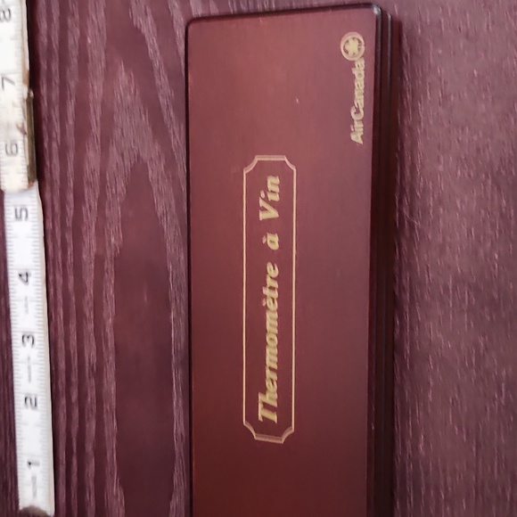 Vintage Air Canada Thermometre a Vin, wine, champagne thermometer in case. - Picture 8 of 10